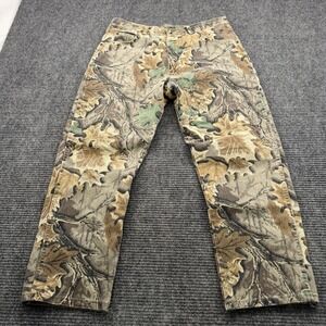 Vintage Wrangler Rugged Wear Camo Men's 35x28 Advantage Camouflage Hunting USA